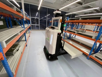 智慧物流 AGV小车在自动化仓储物流中的运行机制